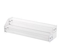 Wakects Soporte para esmalte de uñas, esmalte de uñas acrílico transparente, expositor de maquillaje, expositor de maquillaje de mesa, estantería para esmaltes (2 niveles)