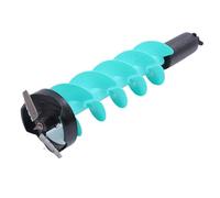 Wakects Taladro de Pesca en Hielo, Taladro de Hielo Inalámbrico de Nailon de 6 Pulgadas X 28 Pulgadas con 2 Cuchillas de Acero de Carburo, Protector de Cuchilla de Diseño Flotante para Pescadores de