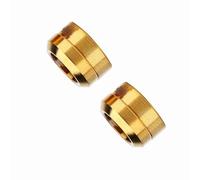 Wakects TC4 Brake Caliper Spperer Pernan Junta Mini Diseño de Titanio Espacario de Freno de Aleación con Plano Inclinado Diseño de Convexo para Bicicleta de Montaña Cross-country Riding (GOLD)