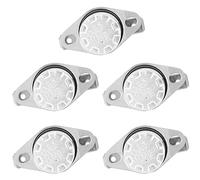 Wakects Termostato de Control de Temperatura con Interruptor Térmico KSD301, Respuesta Rápida, Interruptor Normalmente Abierto para Electrodomésticos, Sistemas HVAC, AC250V 10A (60℃)