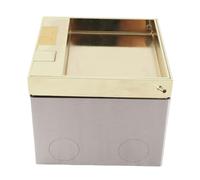 Wakects Tomacorriente de Piso Empotrado, Kit de Caja de Acero Inoxidable con Puerto USB, Potencia de 16 A 4000 W para el Hogar, la Oficina y Entornos Minoristas