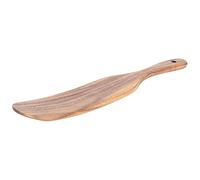 Wakects Utensil de Cocción de Madera de Tala de Teca con Agarre Liso, Material de Grado Alimenticio para Cocción Segura, Detalles Procesados Proporcionan un Agarre Cómodo (29 * 5.5 Rabraper de teca)
