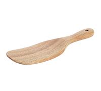 Wakects Utensil de Cocción de Madera de Tala de Teca con Agarre Liso, Material de Grado Alimenticio para Cocción Segura, Detalles Procesados Proporcionan un Agarre Cómodo (20.5 * 6 raspador de teca)
