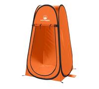 Wakeman Outdoors - Tienda de campaña de privacidad para Ducha, vestidor o Inodoro portátil con Bolsa de Transporte para Camping, Playa o portón Trasero (Naranja)