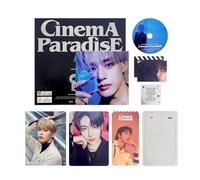 WAKEONEent. - ZEROBASEONE - The 4th Mini Album [CINEMA PARADISE] (DIGIPACK Ver.) Out Cover + Photobook + CD-R + Photo Ticket + Sticker + Folded Poster + 5 Extra Photocards