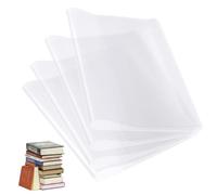 WakiHong 15 Piezas Cubierta de libro transparente Funda de Libro de Texto Cubiertas Protectoras de Libros y Cuadernos para Libros,Cuadernos de Ejercicios,Libros Escolares y Cubiertas del Libros.