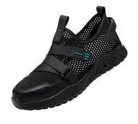 WaKsazlz Zapatos De Seguridad Hombres Mujeres Zapatos De Trabajo Impermeables Hombres Ligeros Puntera De Acero Transpirable EU 36-46