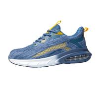 WaKsazlz Zapatos de Seguridad Hombres Mujeres Zapatos de Trabajo Impermeables Ligeros Puntera de Acero Deportivos Antideslizantes Transpirables EU 35-48