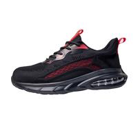 WaKsazlz Zapatos de Seguridad Hombres Mujeres Zapatos de Trabajo Impermeables Ligeros Puntera de Acero Deportivos Antideslizantes Transpirables EU 35-48