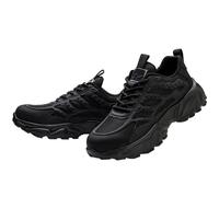 WaKsazlz Zapatos de seguridad para hombre, ligeros, transpirables, con puntera de acero, unisex, impermeables, antideslizantes, UE 38-45