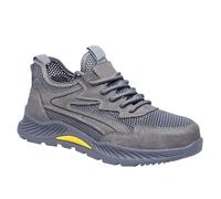 WaKsazlz Zapatos de Seguridad para Hombre Mujer Calzado de Seguridad Puntera de Acero Ligeras Zapatillas de Seguridad Zapatos de Trabajo Deportivas