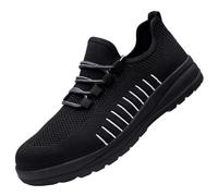 WaKsazlz Zapatos de Seguridad Zapatos de Trabajo para Hombre Zapatos de Acero Transpirables y Ligeros Antideslizantes Impermeables Deportivos EU 36-46
