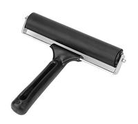 Wal front Rodillo de Goma de 5.9 Pulgadas para Pintar o Pintar, Herramienta de estampación de Rodillo de 15 cm, Herramienta de Pegamento de Aceite para Manualidades, Color Negro