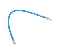 WAL - Manguera de Acero Inoxidable para Pistola de engrasar Frontal (Acero Inoxidable, a Prueba de explosiones, Herramienta de Grasa Manual