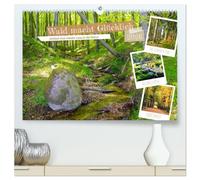 Wald macht glücklich (hochwertiger Premium Wandkalender 2026 DIN A2 quer), Kunstdruck in Hochglanz: Der Wald hat viele Gesichter