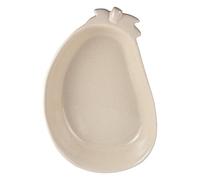 Wald - Terrina berenjena de cerámica, arcilla de alta calidad - Fuente para cocción en horno y microondas, ideal para servir en mesa pasta, carne, perca y verduras - Diferentes formas y colores