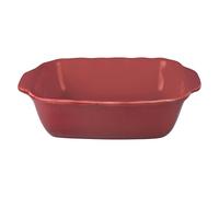 Wald - Terrina cuadrada de cerámica, arcilla de alta calidad - Fuente para cocción en horno y microondas, ideal para servir en mesa pasta, carne, perca y verduras - Diferentes tamaños y colores