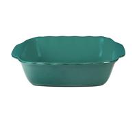 Wald - Terrina cuadrada de cerámica, arcilla de alta calidad - Fuente para cocción en horno y microondas, ideal para servir en mesa pasta, carne, perca y verduras - Diferentes tamaños y colores