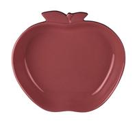 Wald Terrina Manzana de cerámica, arcilla de alta calidad - Fuente para cocción en horno y microondas, ideal para servir en mesa pasta, carne, perca y verduras - Diferentes formas y colores (manzana