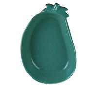 Wald Terrina Manzana de cerámica, arcilla de alta calidad - Fuente para cocción en horno y microondas, ideal para servir en mesa pasta, carne, perca y verduras - Diferentes formas y colores (berenjena