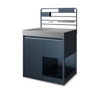 WaldChef Inox Mueble de Cocina Exterior con Fregadero Antracita