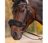 Waldhausen Acolchado de Piel de Cordero para Nariz o Cuello, Negro - 27 cm Waldhausen