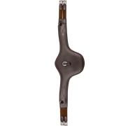 Waldhausen Cincha de Cuero con Protección Abdominal, Marrón - 135 cm Waldhausen