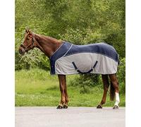 Waldhausen Colcha de verano, color azul y gris, 155 cm