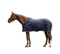 Waldhausen Colcha de verano, color azul y naranja, 125 cm