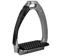 WALDHAUSEN Estribos de seguridad para niños Pro, gris metálico, 11 cm