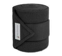 WALDHAUSEN Fleecebandage Esperia, Schwarz/Schwarz, WB, 4er-Set, Schwarz
