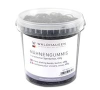 Waldhausen Gomas para crines im Cubo, 400 g - Negro, 400 g