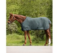Waldhausen Manta Antimoscas Comfort con Cinchas Ventrales Cruzadas, Verde Pino - 145 cm Waldhausen