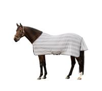 Waldhausen Manta antimoscas Economic con correa cruzada, color gris plateado y gris, 145 cm