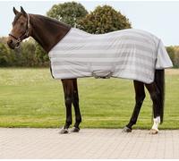 Waldhausen Manta Antimoscas ECONOMIC con Tiras entrecruzadas, Plata/Gris - 165 cm Waldhausen