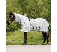 Waldhausen Manta antimoscas para el eccema, 155 cm, color gris y plateado