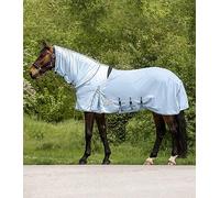 Waldhausen Manta antimoscas para el eccema, azul claro, azul oscuro, 155 cm