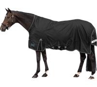 Waldhausen Manta de Exterior Scandic, High Neck, 200 g, Negro - 130 cm Waldhausen