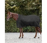 Waldhausen Manta para exteriores Nordic de cuello alto, 200 g, color negro, 125 cm