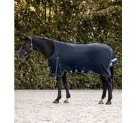 Waldhausen Manta para exteriores Scandic, cuello alto, 200 g, color azul oscuro, 125 cm