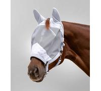 Waldhausen Máscara Antimoscas Premium con Cabezada y Protección para Orejas, Gris Plata - Cob Waldhausen