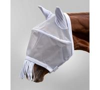 Waldhausen Máscara Antimoscas Premium Space con protección para orejas y nariz, gris plateado - Full Waldhausen