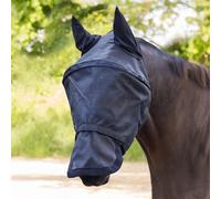 Waldhausen Máscara Antimoscas Premium Space con protección para orejas y nariz, negro - Cob Waldhausen