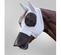 Waldhausen Máscara Antimoscas Puck con Protección para la Nariz, Gris Plata - Cob Waldhausen