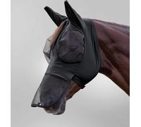 Waldhausen Máscara Antimoscas Puck con Protección para la Nariz, Negro - Cob Waldhausen