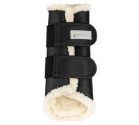 Waldhausen Protectores de Doma Comfort, Negro/Natural - M Waldhausen