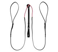 WALDHAUSEN Riendas triangulares W-trainRein, negro, Shetty