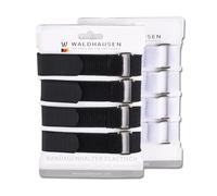 Waldhausen - Vendaje Soporte a tarjeta, Juego de 4, Blanco, Blanco