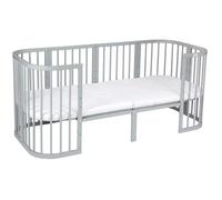 Waldin Extensión para Cuna 7in1 hasta 174 cm y Cama Infantil, Kit de Extensión Práctico, SIN Cama, Gris