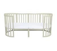 Waldin Extensión para Cuna 7in1 hasta 174 cm y Cama Infantil, Kit de Extensión Práctico, SIN Cama, Oliva